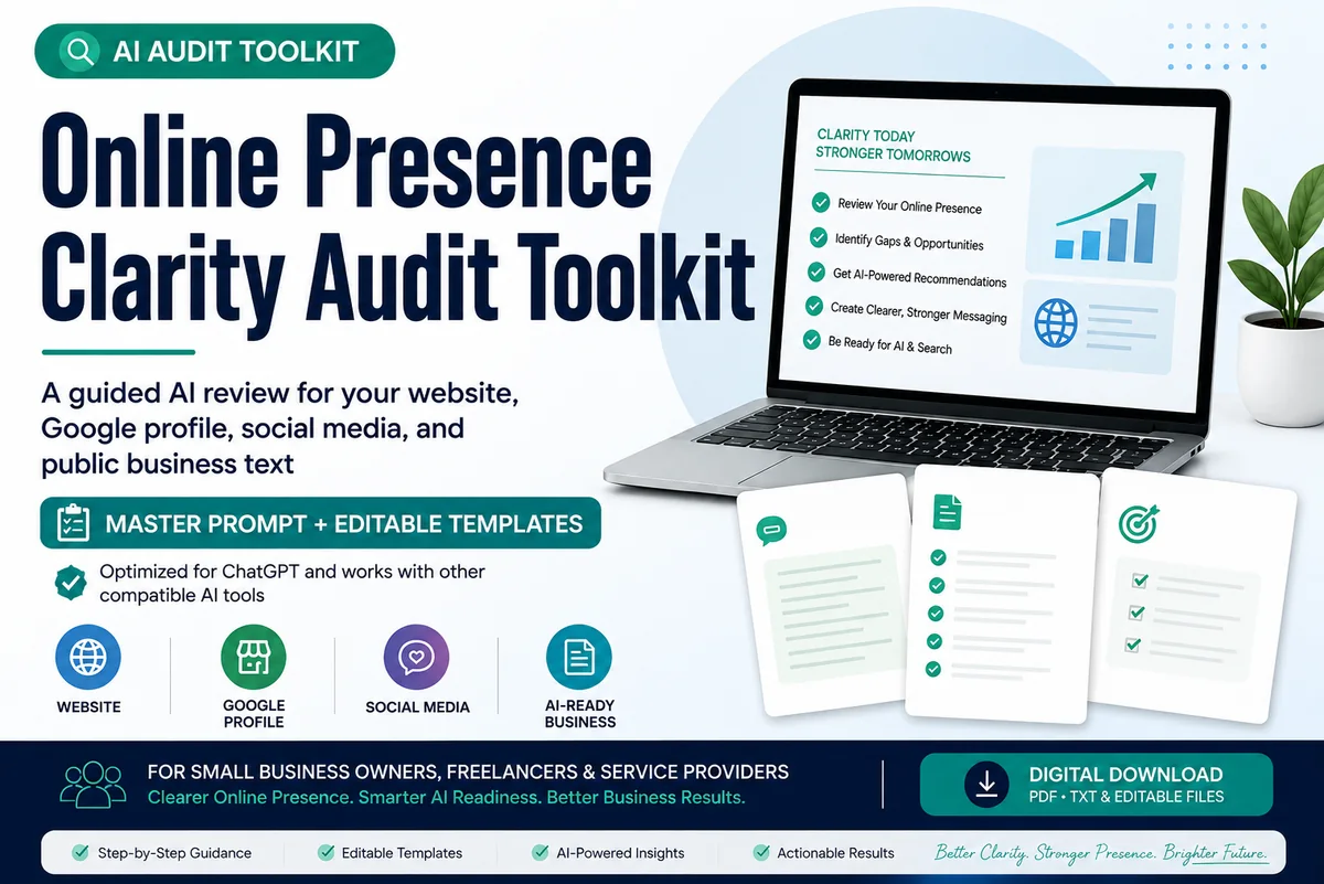 Cover of Online Presence Clarity Audit Toolkit